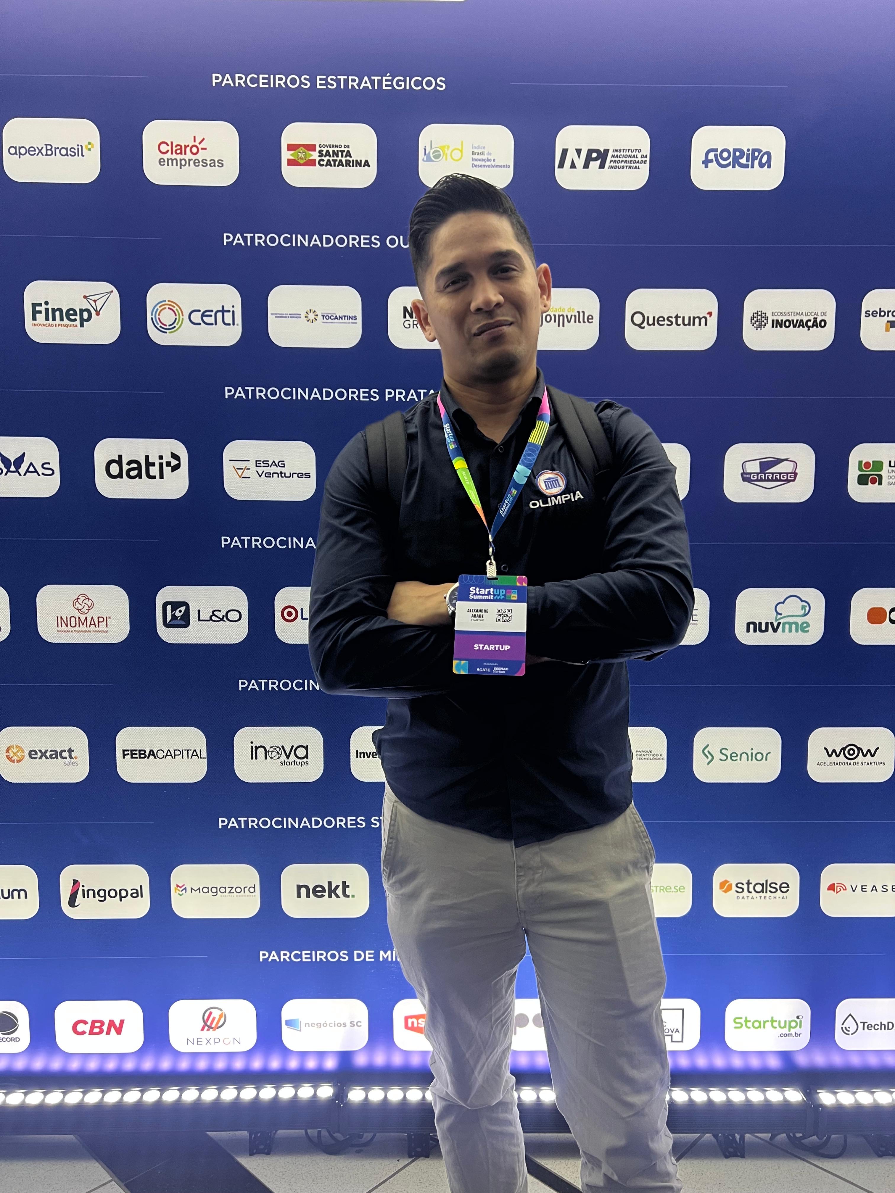 Foto de Alexandre Abade, fundador da Olímpia Sistemas